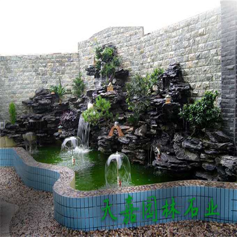 汉阴小庭院水景设计